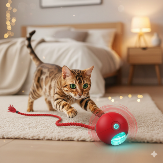 Intelligent interactive cat ball long-lasting and durable easy to clean intelligent obstacle avoidance pet dog toys