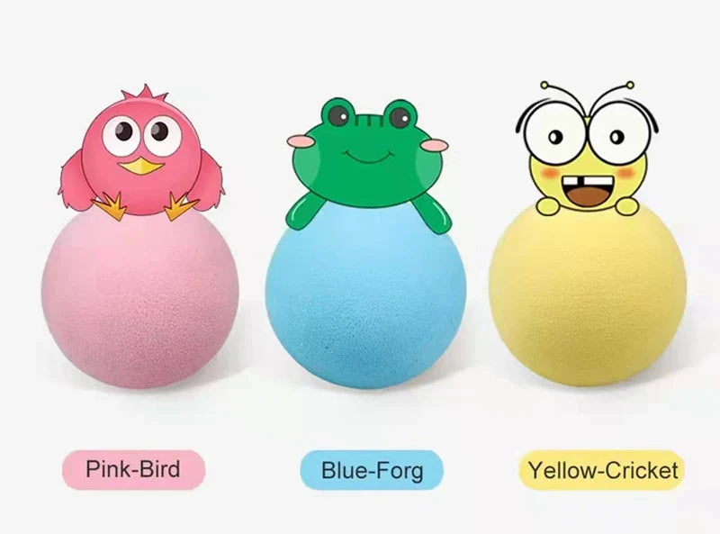 Smart Interactive Cat Toy Ball with Sound & Catnip | EURO VIBE